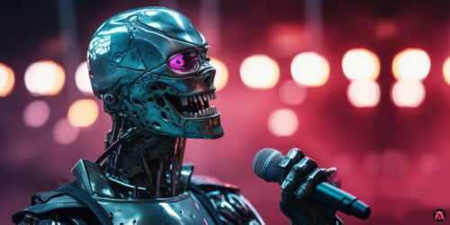 Singing robot